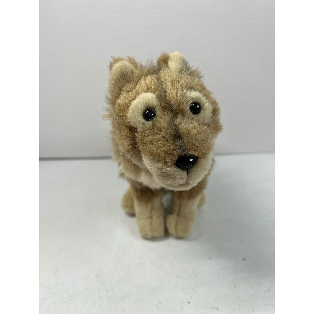 American Girl Kaya Wolf Pup Plush Doll Pet Animal Brown D8599 2013 Accessory